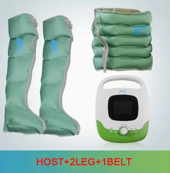 5-Chamber Air Compression Leg & Arm Massager - 6 Modes, Adjustable Intensity for Varicose Veins, Edema Relief & Muscle Recovery