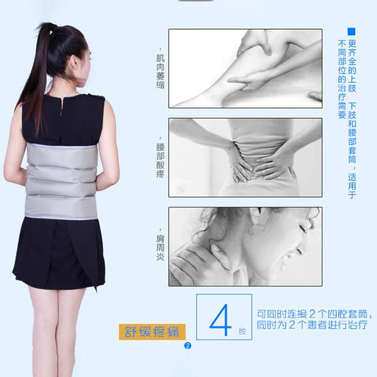 4 airbags Leg Massager Air Wave Pressure Physiotherapy Pneumatic Foot Massage Machine Air Pressure Kneading Home Foot Massager
