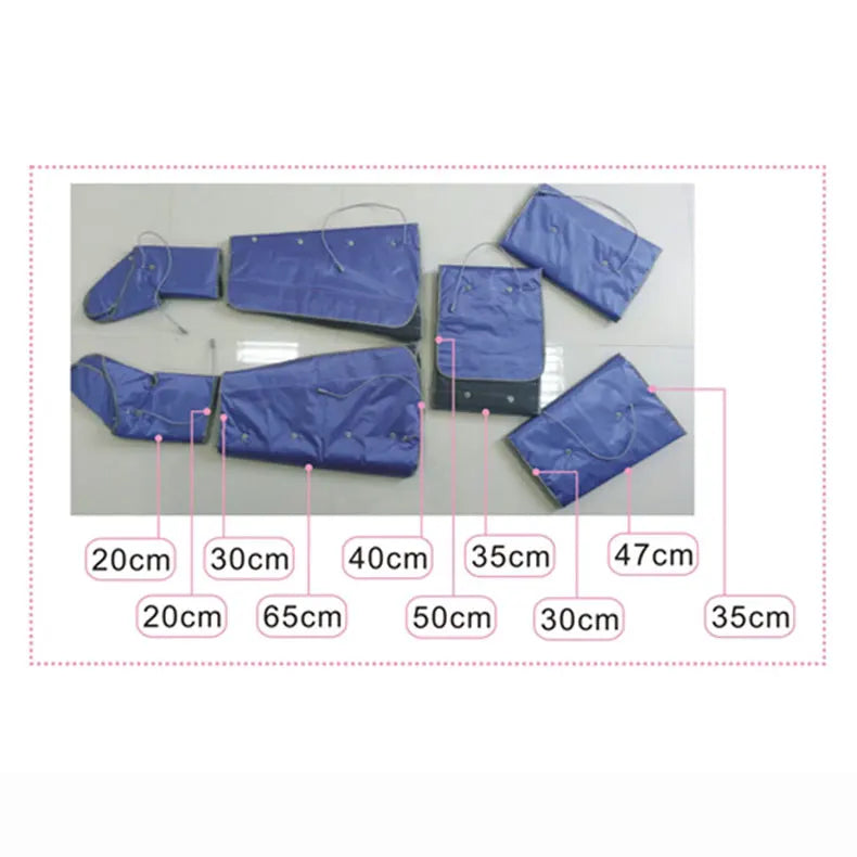 Air Wave Pressure Lymphatic Drainage Vacuum Therapy Pressotherapy Machine Muscle Relax Leg Waist Body Massage