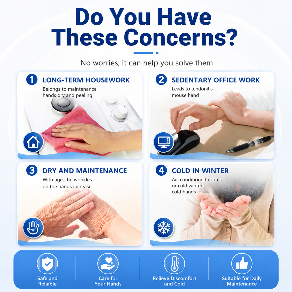 Air Compression Hand Massager for Palm and Fingers with Adjustable Pressure – Electric Hand Massage Device for Relaxation, Daily Comfort and Home Wellness