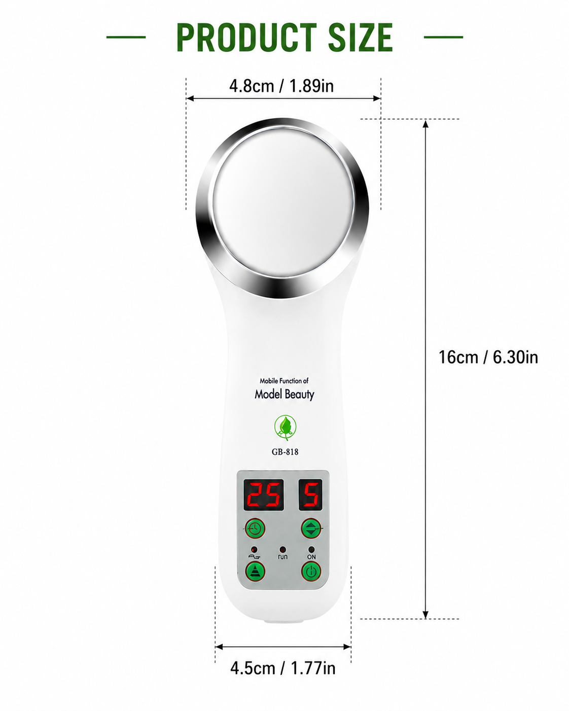Portable Ultrasonic Body Massager – Handheld Beauty Care Device for Body Massage, Daily Relaxation and Home Use