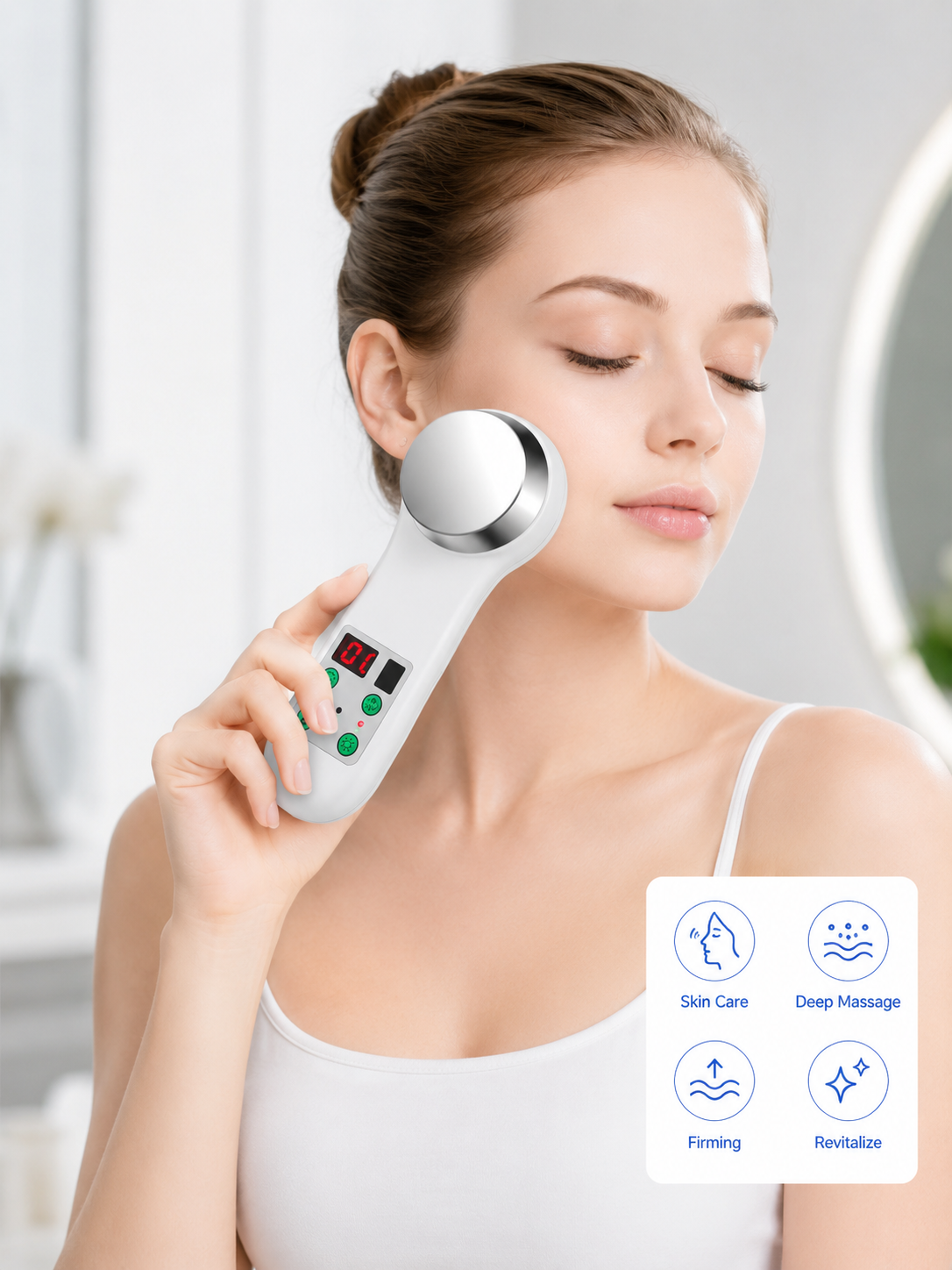 Portable Ultrasonic Body Massager – Handheld Beauty Care Device for Body Massage, Daily Relaxation and Home Use