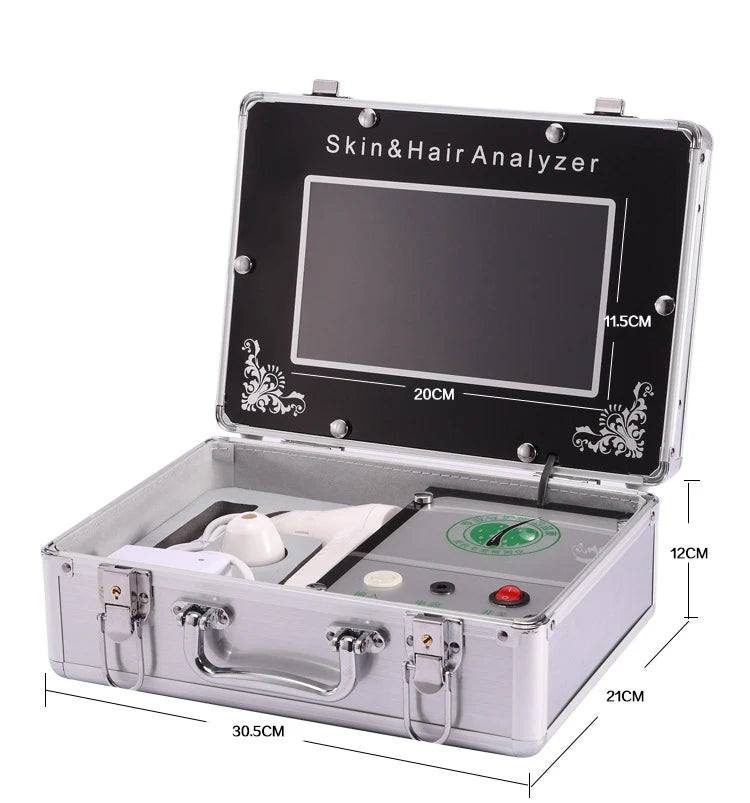 Scalp & Facial Skin Analyzer Machine 200x HD Digital Dermoscopy for Hair Follicle Diagnosis and Skin Health Detection
