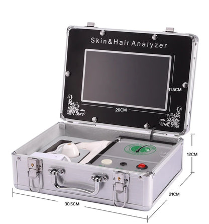 Scalp & Facial Skin Analyzer Machine 200x HD Digital Dermoscopy for Hair Follicle Diagnosis and Skin Health Detection