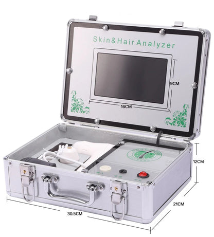 Scalp & Facial Skin Analyzer Machine 200x HD Digital Dermoscopy for Hair Follicle Diagnosis and Skin Health Detection