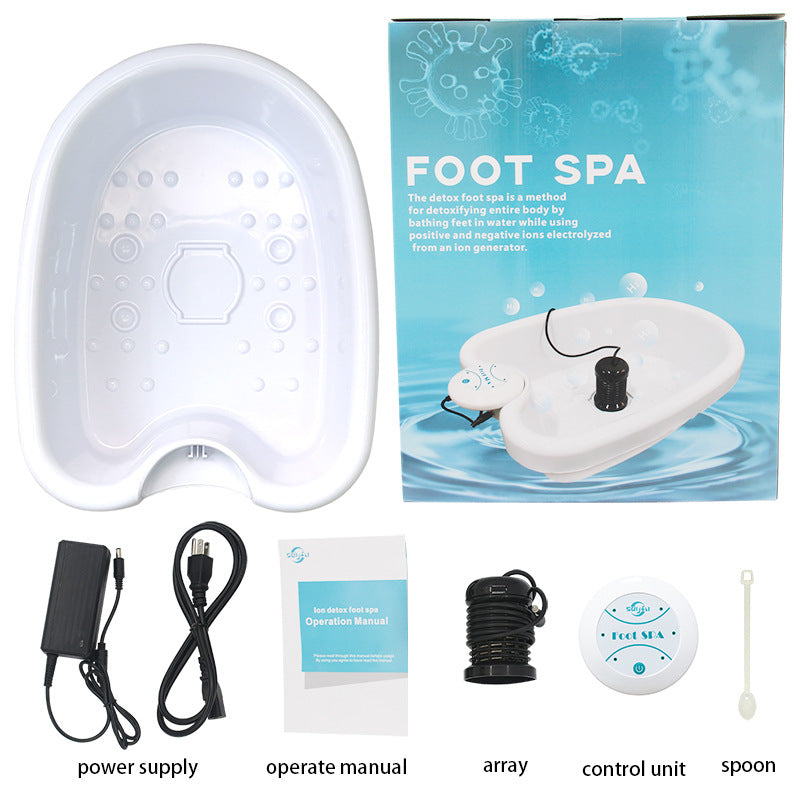Portable Ionic Foot Bath Spa Machine with Heating – Electric Foot Soaking System for Home Relaxation, Daily Comfort and Personal Wellness