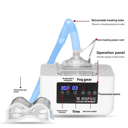 Eye Massage SPA Instrument - Fumigation Atomization Heating Hot Compress Drying, Relieving Fatigue and Eye Protection