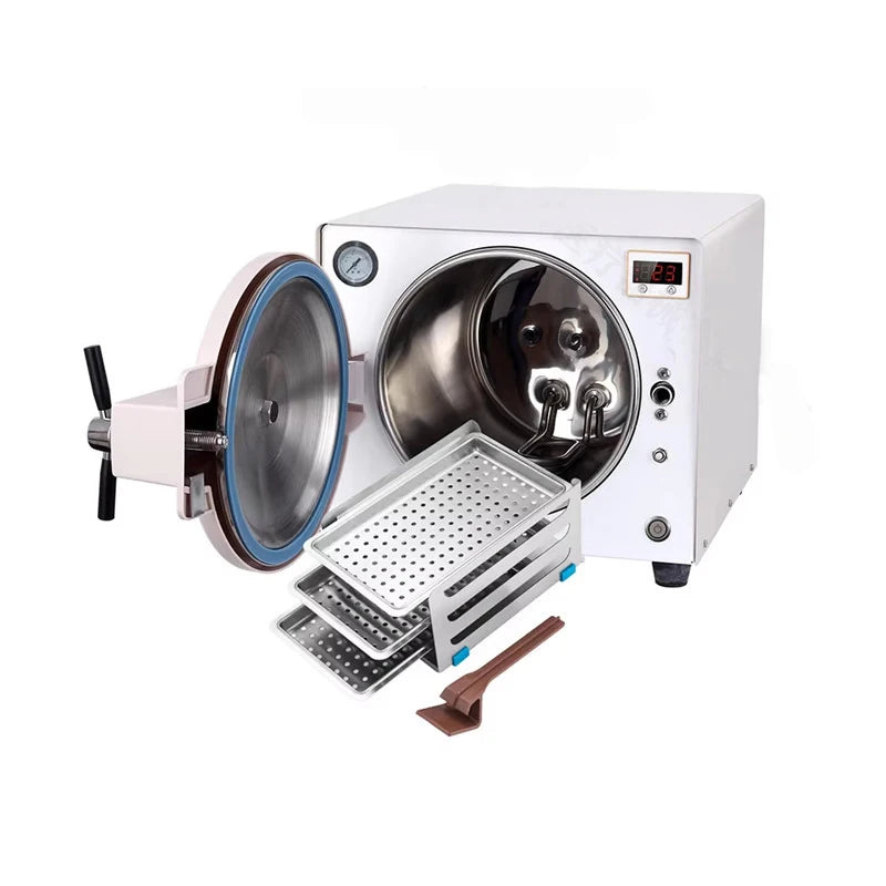 Dental Autoclave Vertical Sterilizer 18L Portable Sterilizing Tool Manicure Tool Dry Heat Sterilizer 110V or 220V