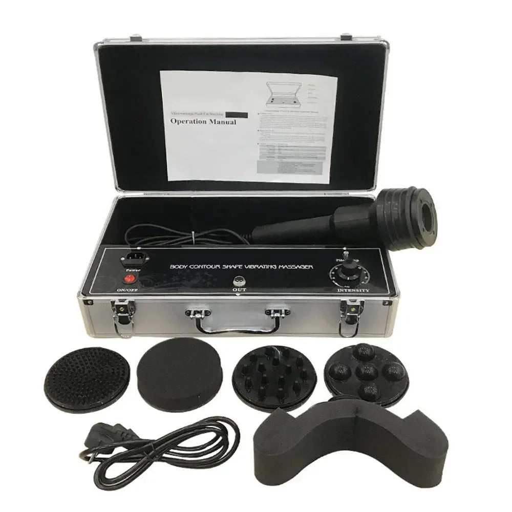 5 IN 1 Portable G5 Vibration High Frequency Slimming Machine Cellulite Fat Burn Body Shaping Massager