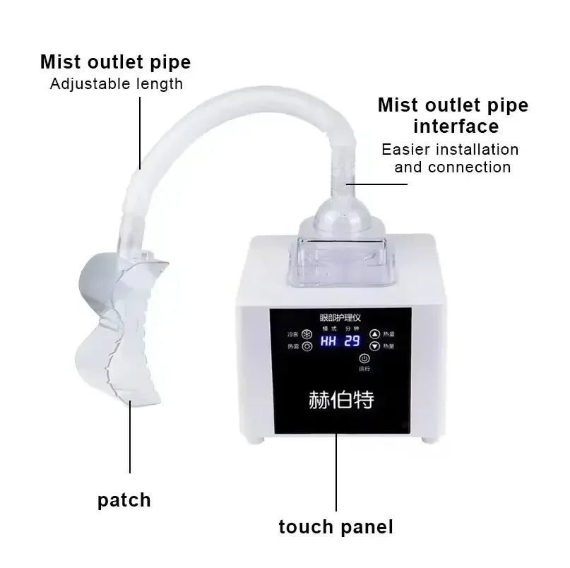 Eye Atomizer SPA Ultrasonic Soothes Improve Dark Circles Spray Cleaning Antibacterial Relief Eye Fatigue Tool for Beauty Salons