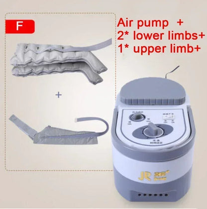 6 Chamber Electric Air Compression Leg Massager with Therapy for Pain Relief Full Body Relaxation Foot Arm Waist Massage Wraps