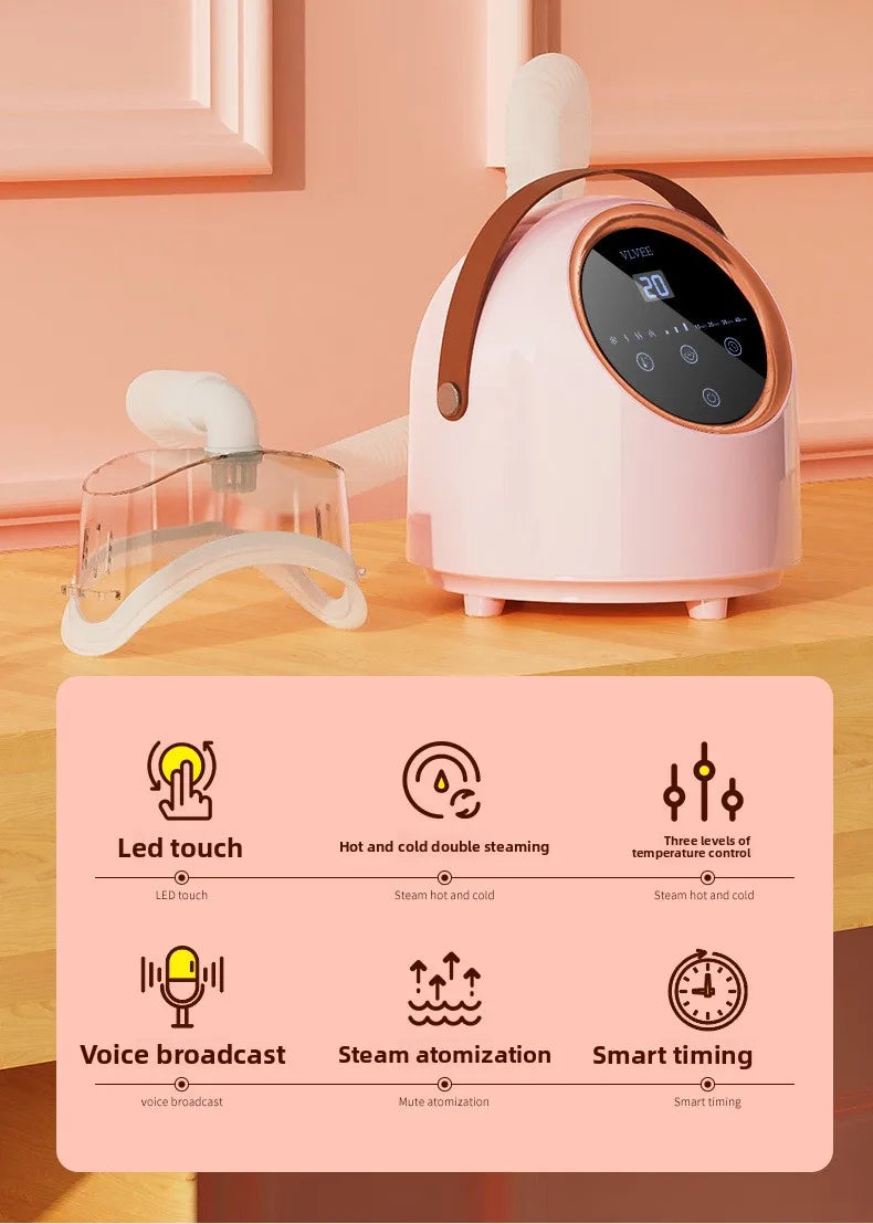 NEW Eye Massage Atomization SPA Instrument Hot Cold Spray Fumigation Heating Compress Relief Eye Eye Dryness Fatigue Protection