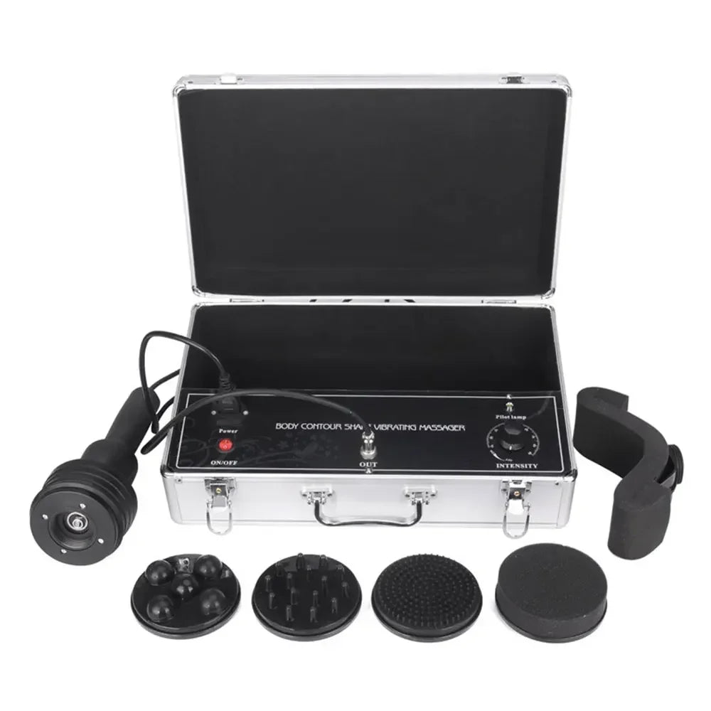 5 IN 1 Portable G5 Vibration High Frequency Slimming Machine Cellulite Fat Burn Body Shaping Massager