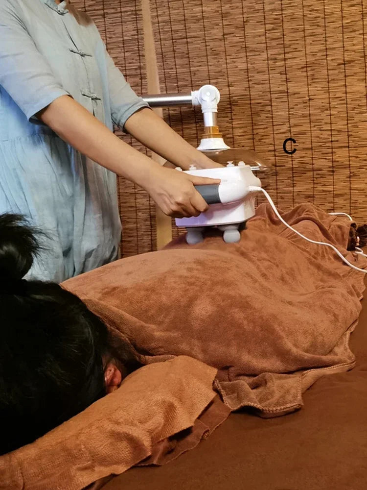 Electric Percussion Massager 4 Heads Deep Tissue Vibration for Neck Back Waist Pain Relief Full Body Muscle Therapy Hammer