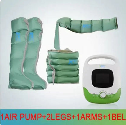 5-Chamber Air Compression Leg & Arm Massager - 6 Modes, Adjustable Intensity for Varicose Veins, Edema Relief & Muscle Recovery