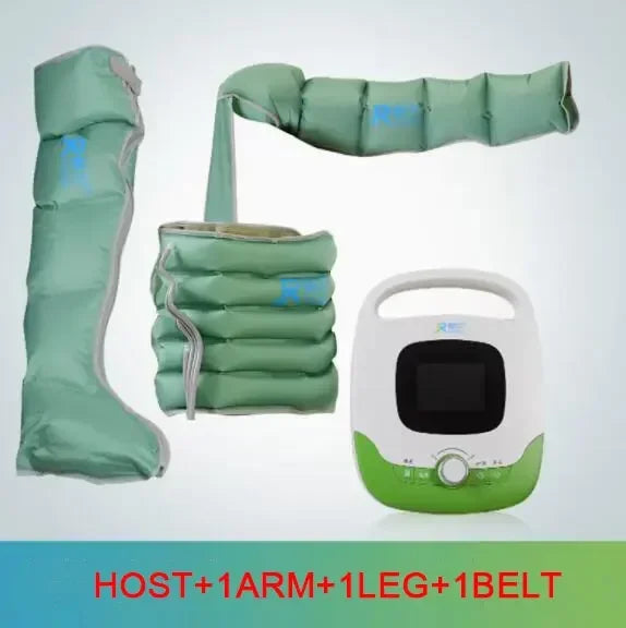 5-Chamber Air Compression Leg & Arm Massager - 6 Modes, Adjustable Intensity for Varicose Veins, Edema Relief & Muscle Recovery