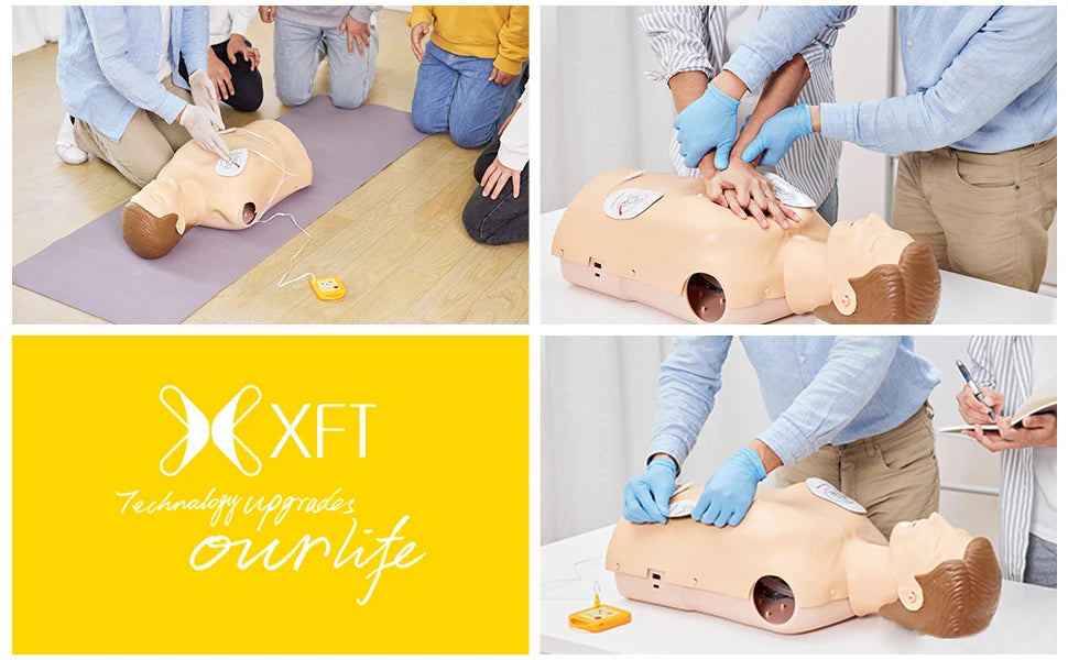 Compact Mini AED Trainer with English Voice Prompts – Essential CPR Training Device for First Aid Students