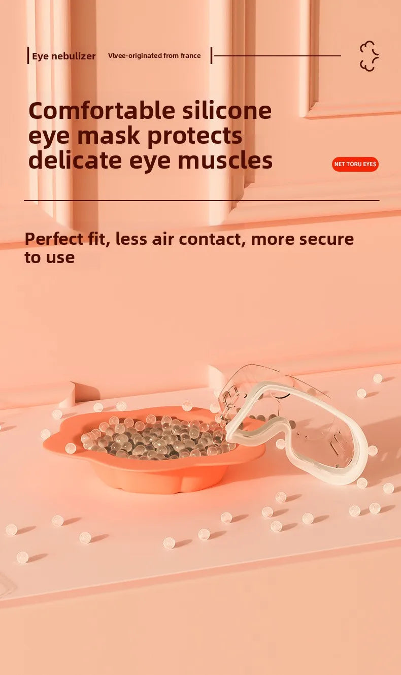 NEW Eye Massage Atomization SPA Instrument Hot Cold Spray Fumigation Heating Compress Relief Eye Eye Dryness Fatigue Protection