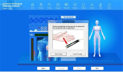 Portable Quantum Resonance Magnetic Analyzer Wellness Scanner 103 Reports 20+ Lang Software Win10/11 USB Dongle Gift