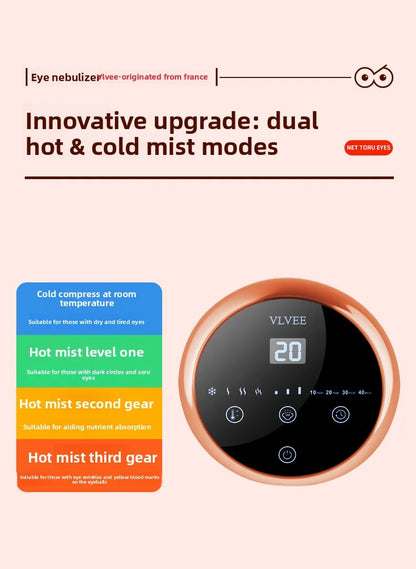 NEW Eye Massage Atomization SPA Instrument Hot Cold Spray Fumigation Heating Compress Relief Eye Eye Dryness Fatigue Protection