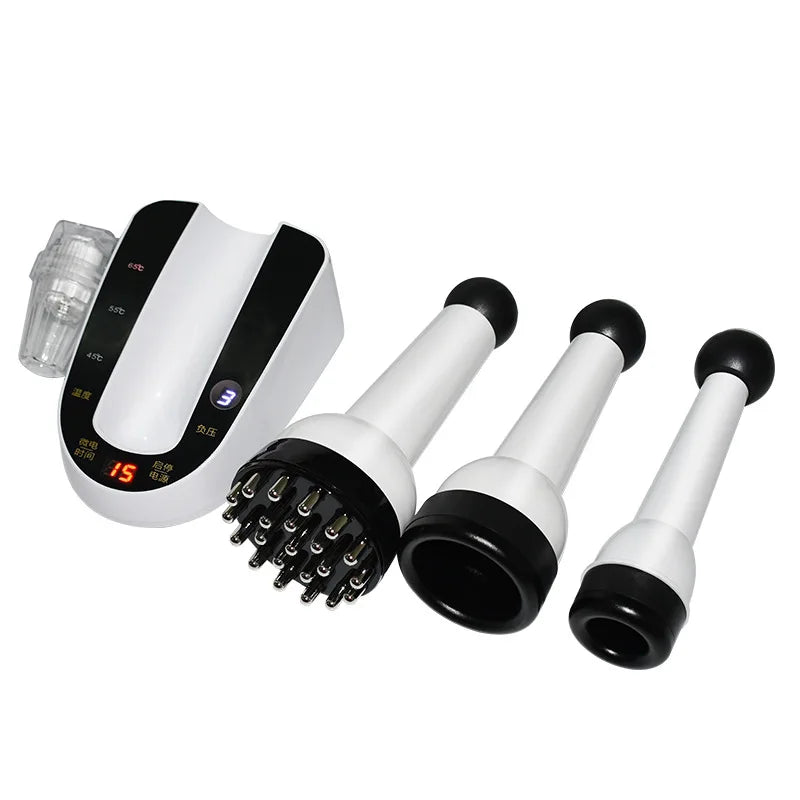 3 in 1 Electric Gua Sha Cupping Therapy Massager with Heating Negative Pressure Detox and Skin Rejuvenation for Body Sculpting