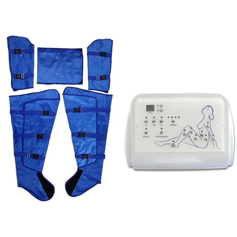 Air Wave Pressure Lymphatic Drainage Vacuum Therapy Pressotherapy Machine Muscle Relax Leg Waist Body Massage