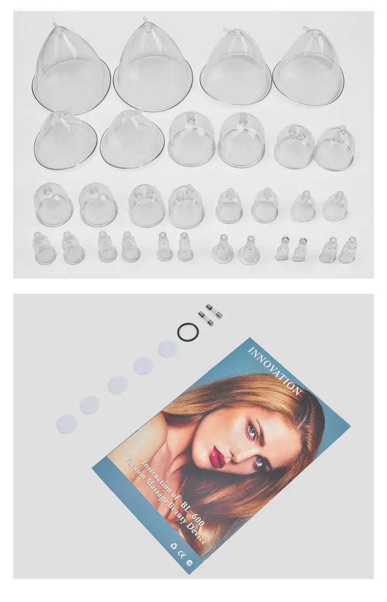 Breast Enlargement Instrument Lifting Vacuum Therapy Cellulite Cupping Scrapping Skin Tightening Butt Machine For Body Shaping