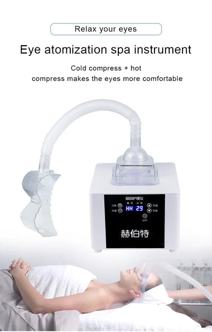 Eye Atomizer SPA Ultrasonic Soothes Improve Dark Circles Spray Cleaning Antibacterial Relief Eye Fatigue Tool for Beauty Salons