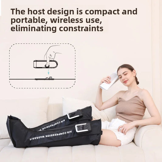 Air Compression Recovery System, Professional Sequential Training device, Foot Leg Recovery Boots for Improved Circulation