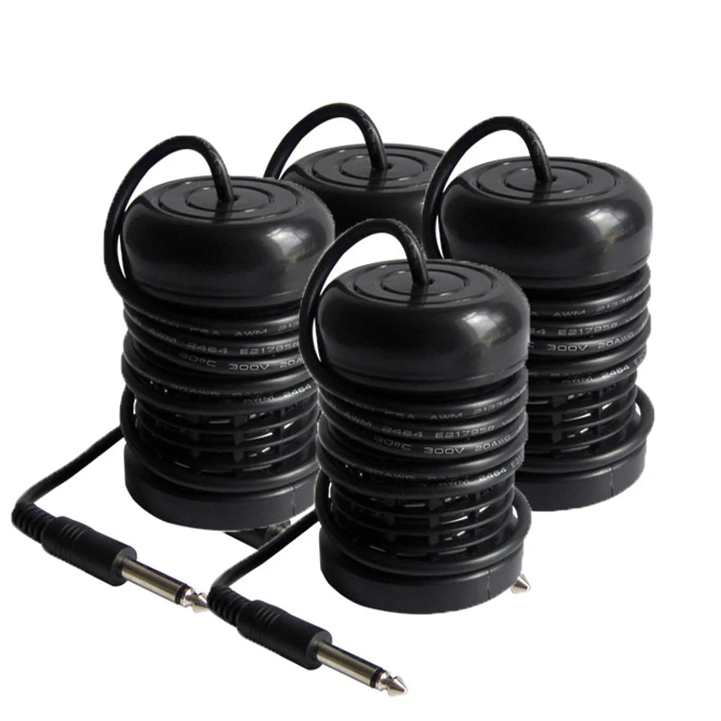4pcs/lot Round Black Ion Array 2 Pins Plug Good Quality Long Lasting Ion Electrode Round Cartridge for Detox Foot Spa Machine