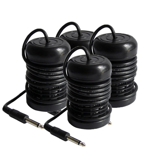 4pcs/lot Round Black Ion Array 2 Pins Plug Good Quality Long Lasting Ion Electrode Round Cartridge for Detox Foot Spa Machine