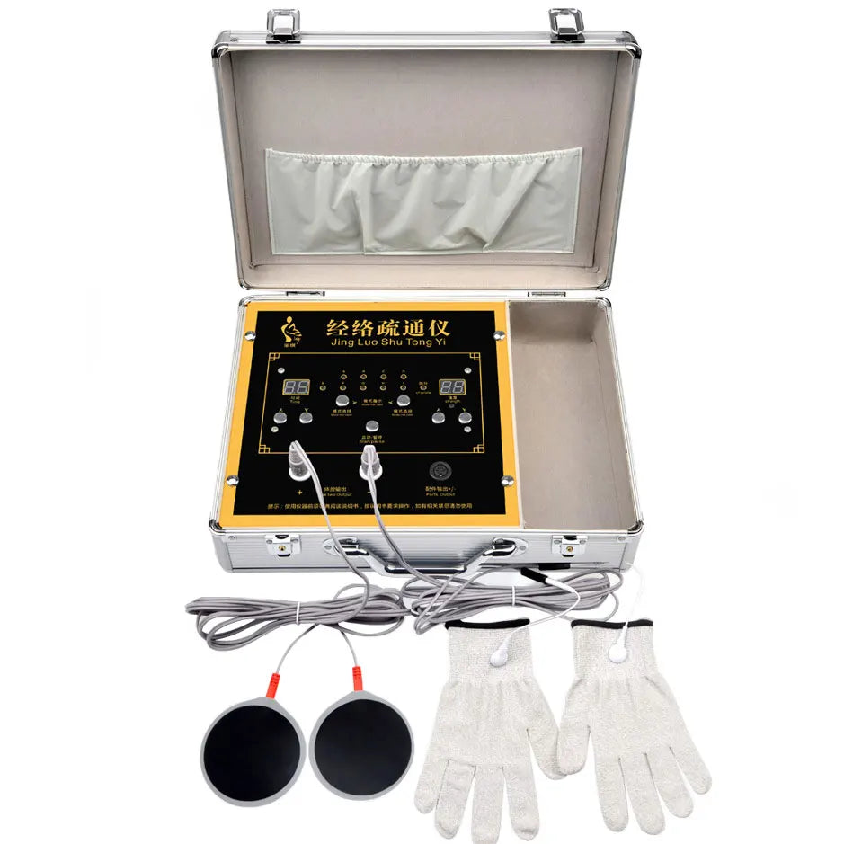 Electrotherapy TCM Meridian Massager - Heated Acupuncture Brush for Body Slimming, Detox & Pain Relief, Portable EMS Therapy