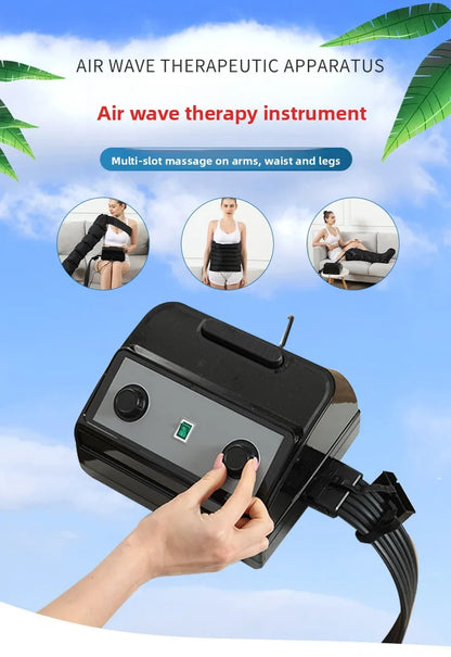 Four-chamber Intelligent Air Wave Massager Pressure Therapy Instrument Leg Muscle Massage Recovery Lymphatic Detoxifier