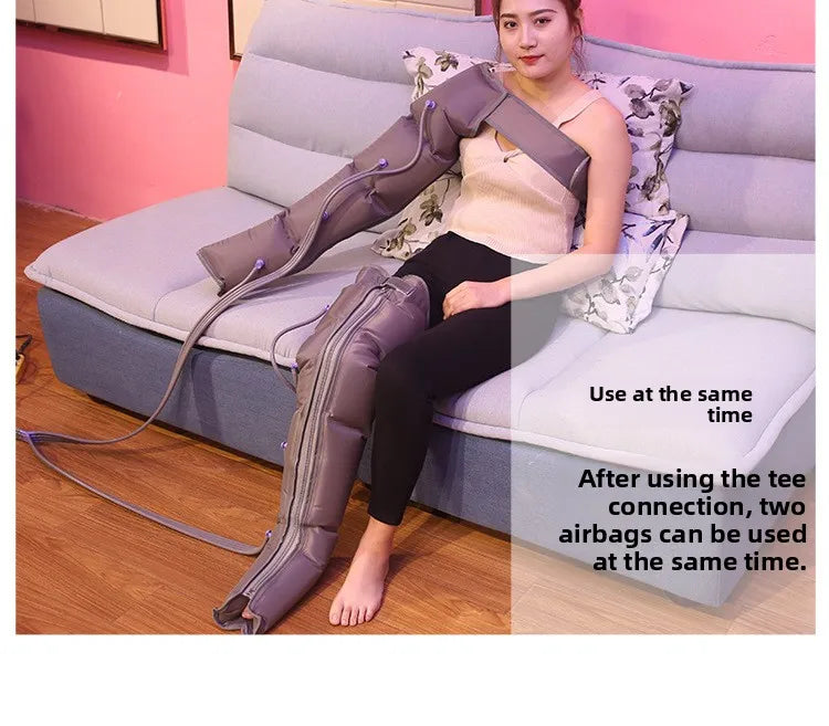 4 airbags Leg Massager Air Wave Pressure Physiotherapy Pneumatic Foot Massage Machine Air Pressure Kneading Home Foot Massager