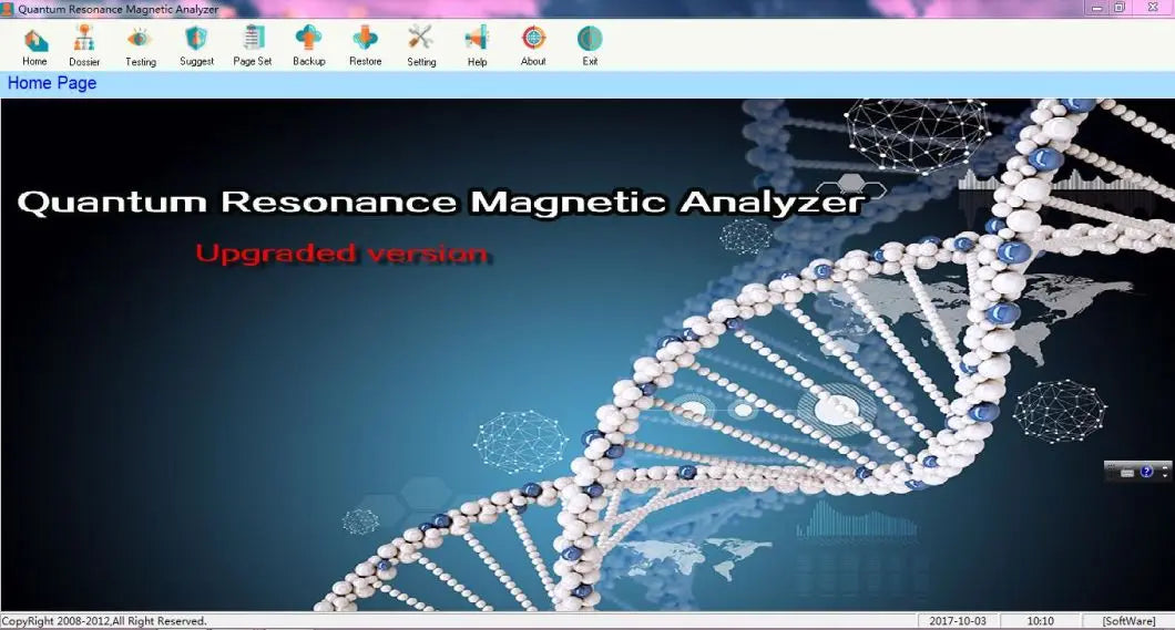 Quantum Magnetic Resonance Analyser Machine Body Analyzer