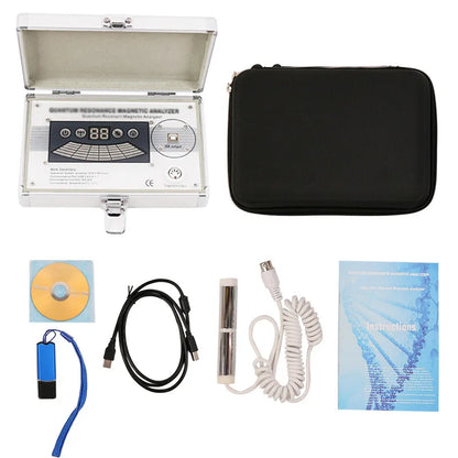 QMR998 Portable Quantum Resonance Magnetic Analyzer Wellness Scanner 103 Reports Multi-Lang Software Win10/11 USB Dongle