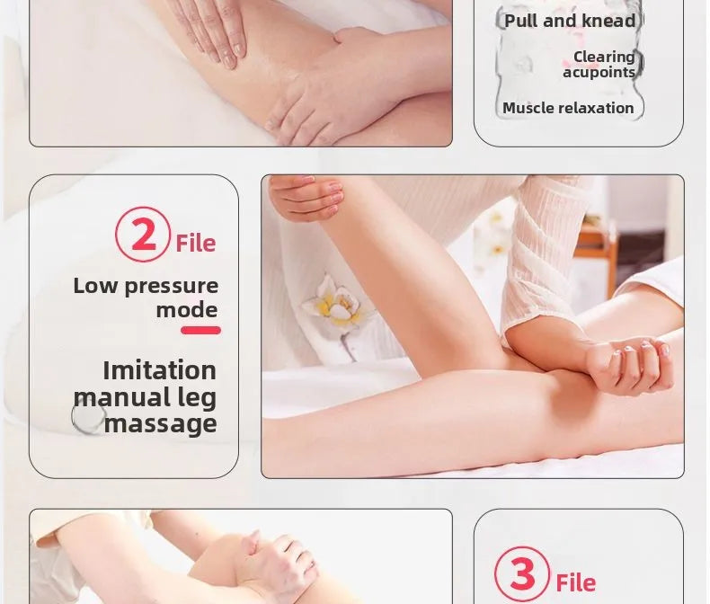 Professional Pressotherapy Air Compression Calf Foot Leg Massager for Sports Recovery and Varicose Veins Air Pressure Device