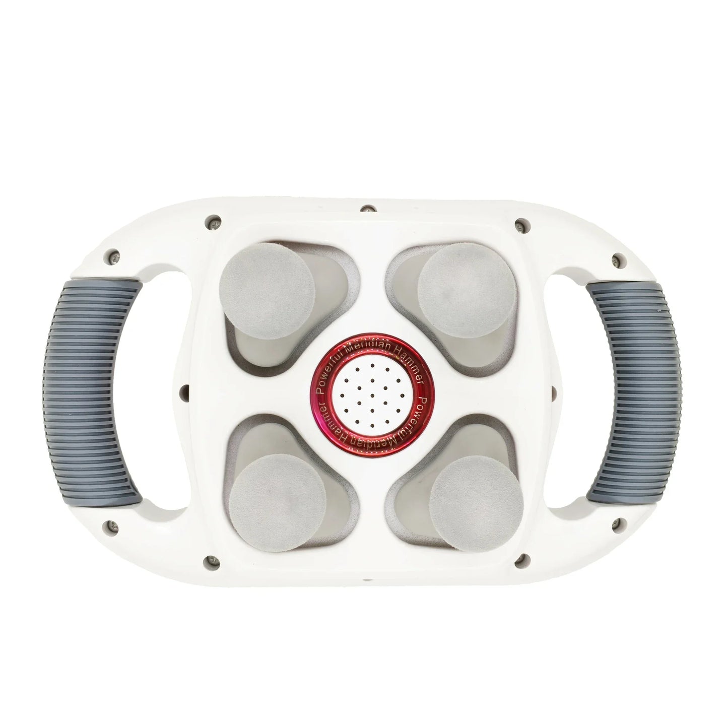 Electric Percussion Massager 4 Heads Deep Tissue Vibration for Neck Back Waist Pain Relief Full Body Muscle Therapy Hammer