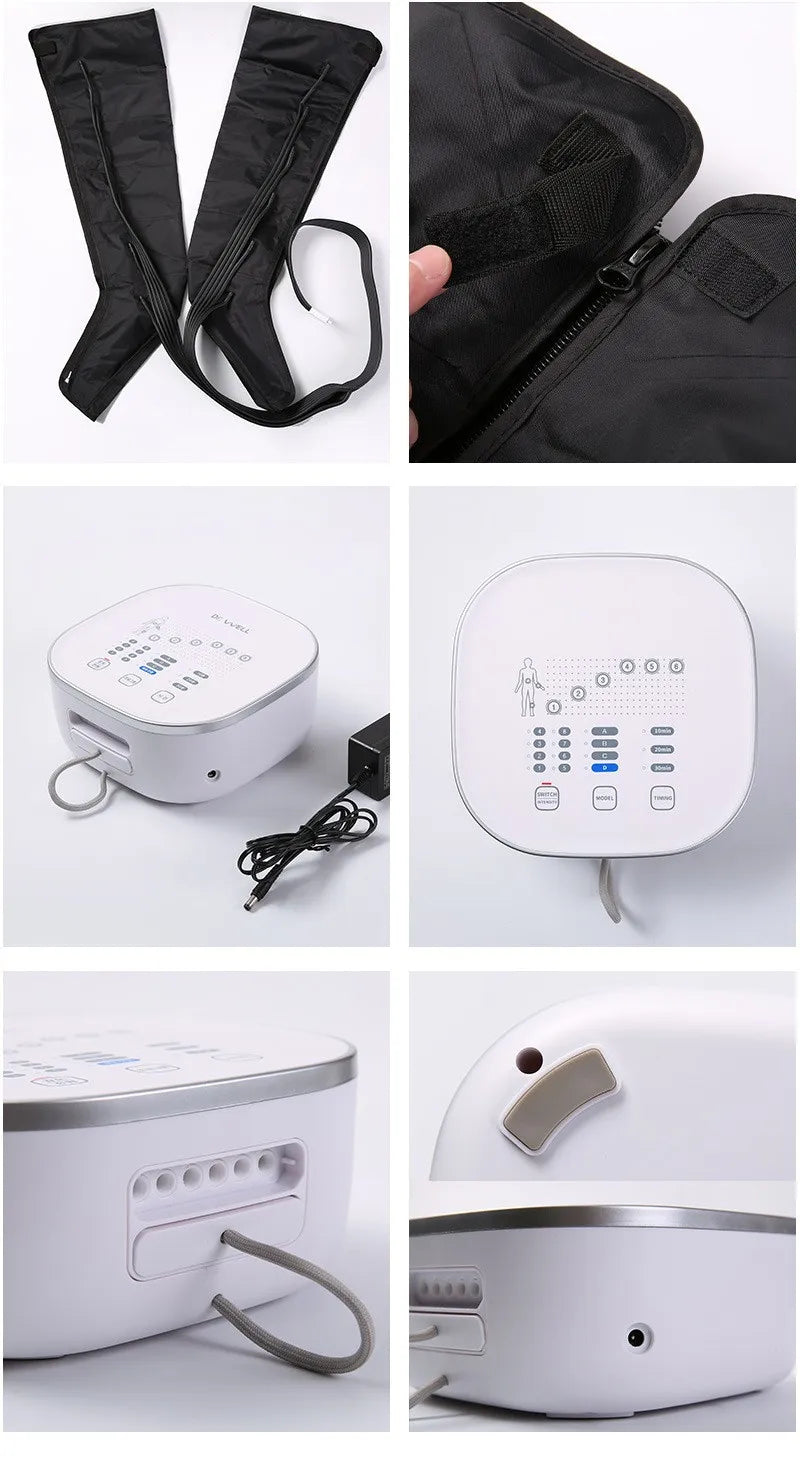 Air Compression Leg Recovery System Foot Massager For Circulation And Relaxation Calf Massage Muscle Pain Relief Device