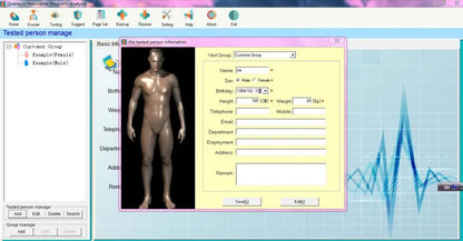 Quantum Magnetic Resonance Analyser Machine Body Analyzer