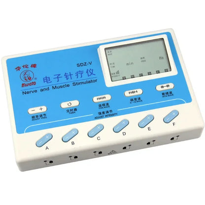 Hwato SDZ-V 6-Channel Electroacupuncture Stimulator for Nerve Muscle Therapy EMS TENS Device Professional Acupuncture Massager