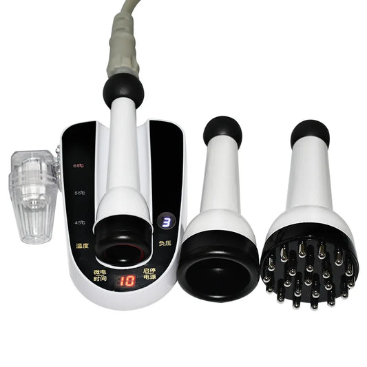 3 in 1 Electric Gua Sha Cupping Therapy Massager with Heating Negative Pressure Detox and Skin Rejuvenation for Body Sculpting