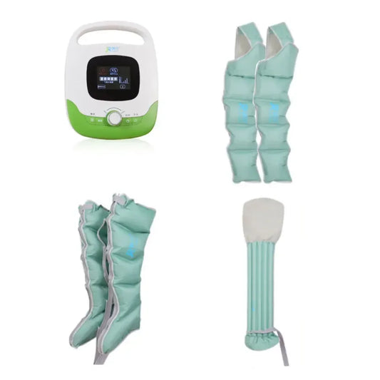 5-Chamber Air Compression Leg & Arm Massager - 6 Modes, Adjustable Intensity for Varicose Veins, Edema Relief & Muscle Recovery
