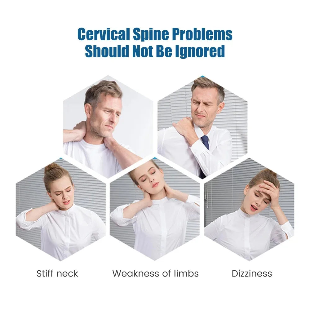 DISIYING Inflatable Cervical Neck Collar - Adjustable Home Traction Device for Neck Support & Comfort (