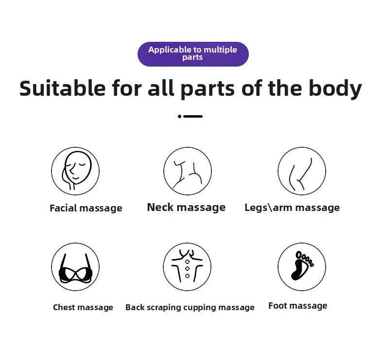 Professional Breast Massager with Red Light Therapy Vibration Suction for Firming and Skin Tightening