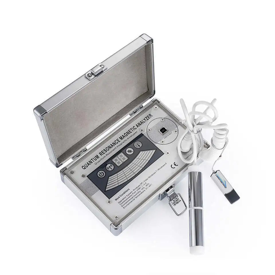 QMR998 Portable Quantum Resonance Magnetic Analyzer Wellness Scanner 103 Reports Multi-Lang Software Win10/11 USB Dongle