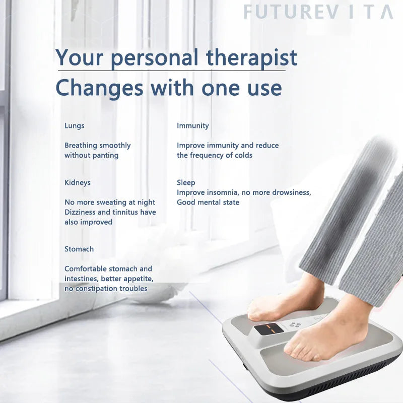 1MHz High Frequency Foot Therapy Massager Bio Resonance Energy Device Passive Circulation Wellness Support Home Health Care