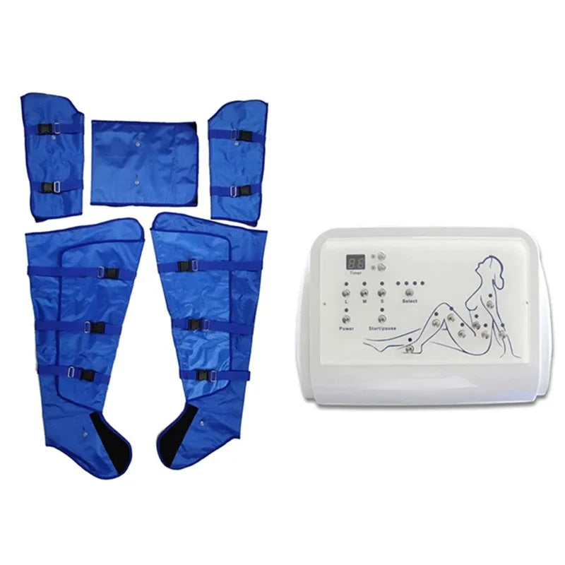 Air Wave Pressure Lymphatic Drainage Vacuum Therapy Pressotherapy Machine Muscle Relax Leg Waist Body Massage