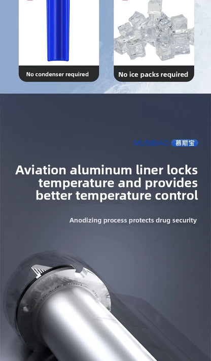Mini Refrigerator Insulin Pens Refrigerated Cups Portable Diabetic Insulated Medicine Travels Cooler Profession Car Refrigerator