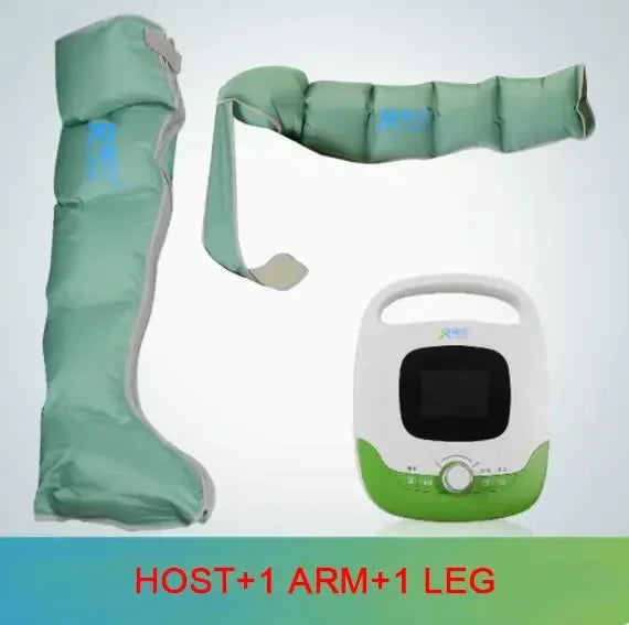 5-Chamber Air Compression Leg & Arm Massager - 6 Modes, Adjustable Intensity for Varicose Veins, Edema Relief & Muscle Recovery